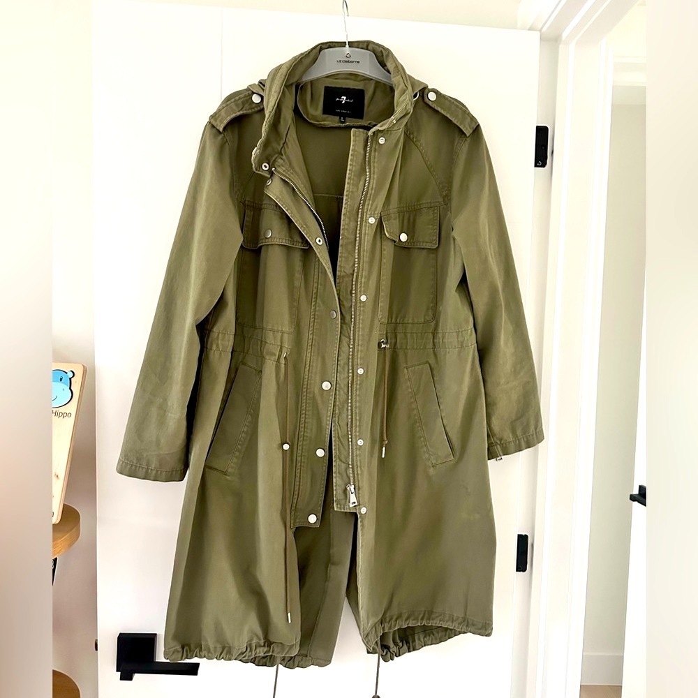 COPY - 7 for All Mankind Green Utility Jacket size M